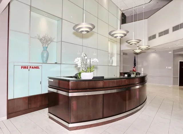 a room with table and chairs