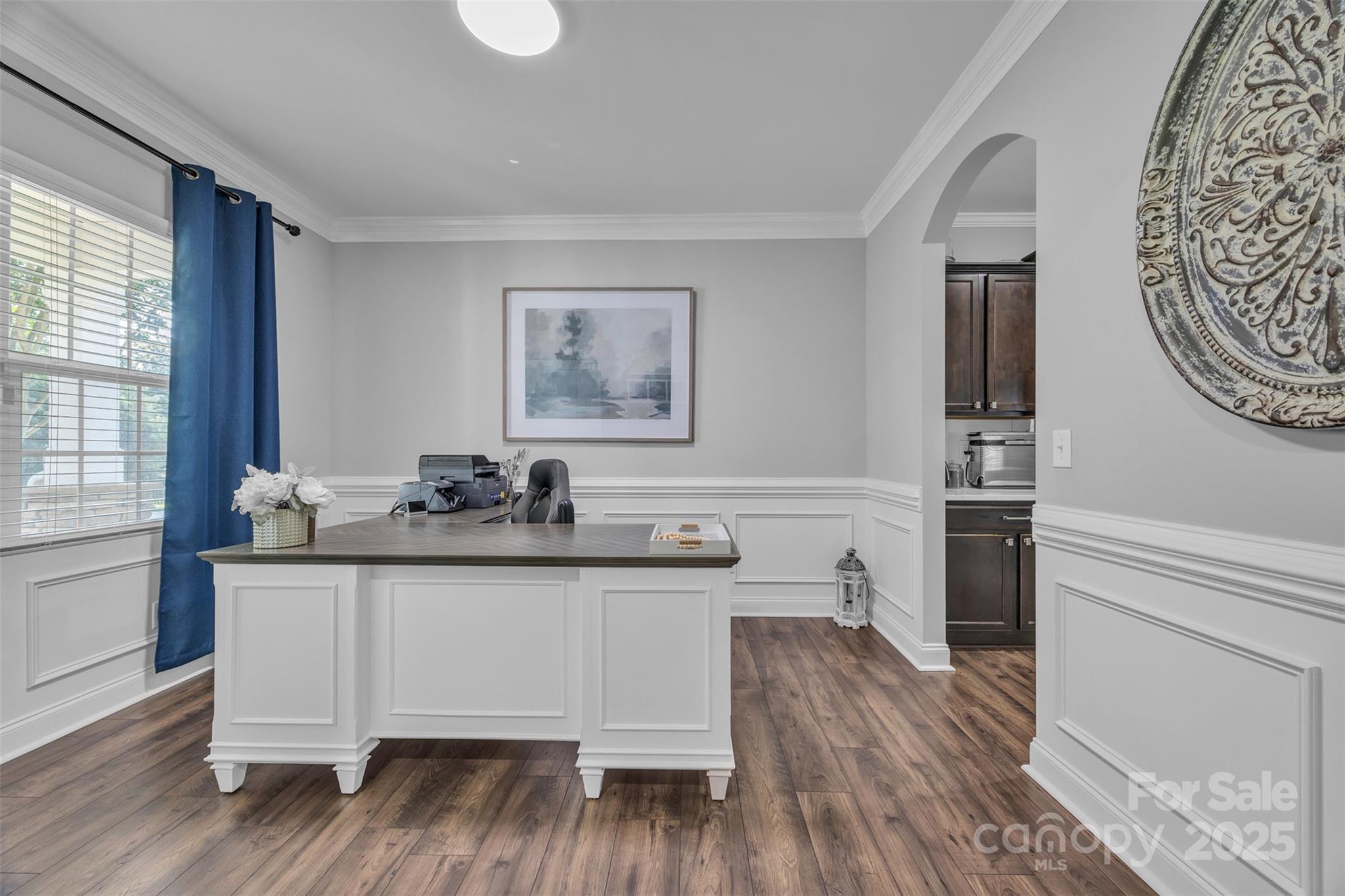 19455 Smith Circle Cornelius, NC 28031 - Photo 4 of 24 a dining room with wooden floor and window
