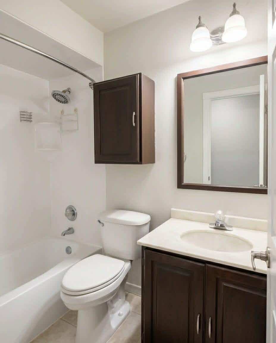 2003 West 45th Street, Unit 207 Highland, IN 46322 - Photo 7 of 13 a bathroom with a sink and a mirror