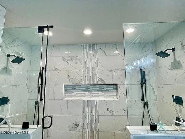 208 Shoreline Drive Cedar Point, NC 28584 - Photo 9 of 12 Double Shower Custom Tile