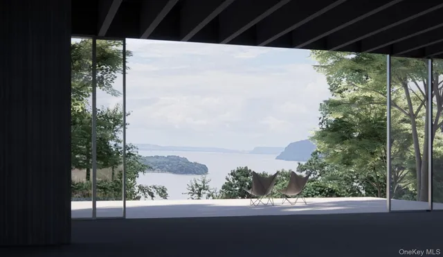 a view of a lake with a tree