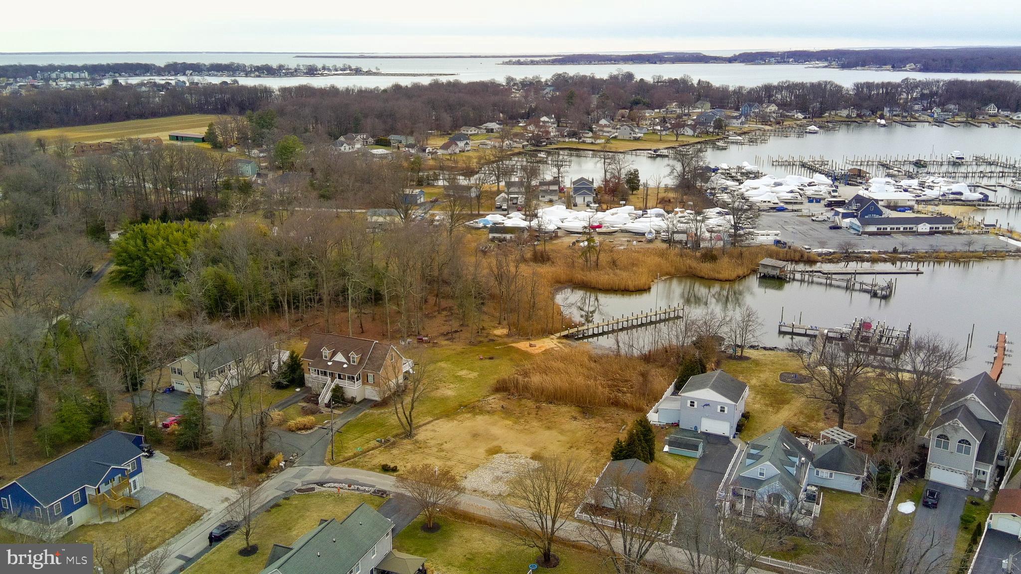 Frog Mortar Road Middle River, MD 21220 - Photo 4 of 15 an aerial view of lake and residential houses with outdoor space