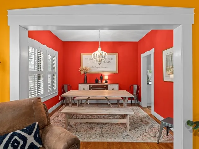 a room with furniture and a window