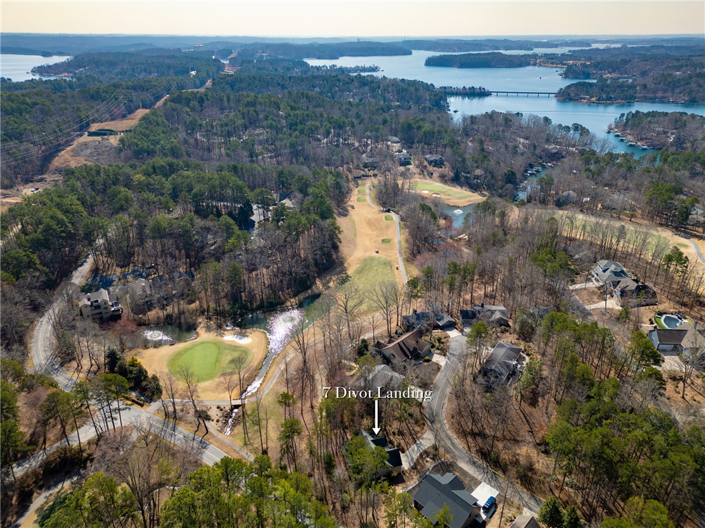 7 Divots Landing Salem, SC 29676 - Photo 38 of 47 This elevated view captures the extensive golf course and surrounding natural beauty.