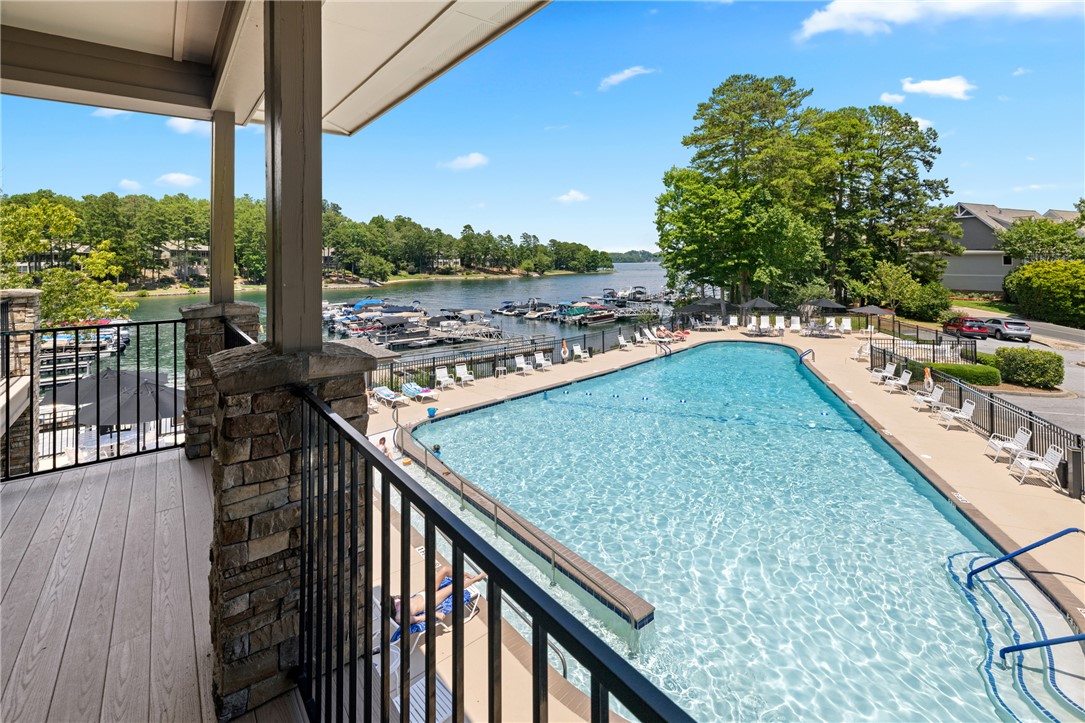 7 Divots Landing Salem, SC 29676 - Photo 42 of 47 This outdoor oasis offers direct access to a refreshing pool and lake with boat docks.