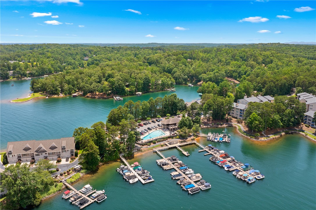 7 Divots Landing Salem, SC 29676 - Photo 43 of 47 This scenic lakefront property offers convenient boat docks and a refreshing pool, surrounded by lush natural beauty.