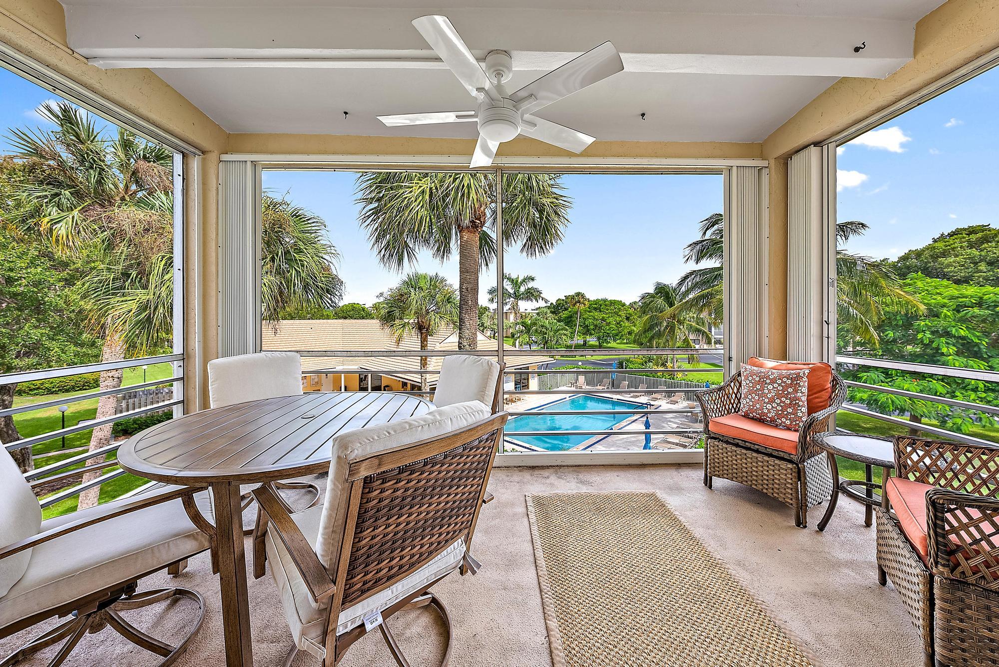 300 North Hwy A1A, Unit 303E Jupiter, FL 33477 - Photo 10 of 15 Balcony to Pool