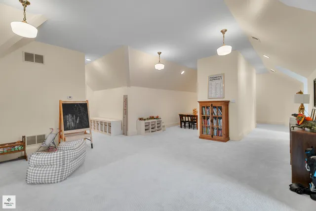 a gym room with large window