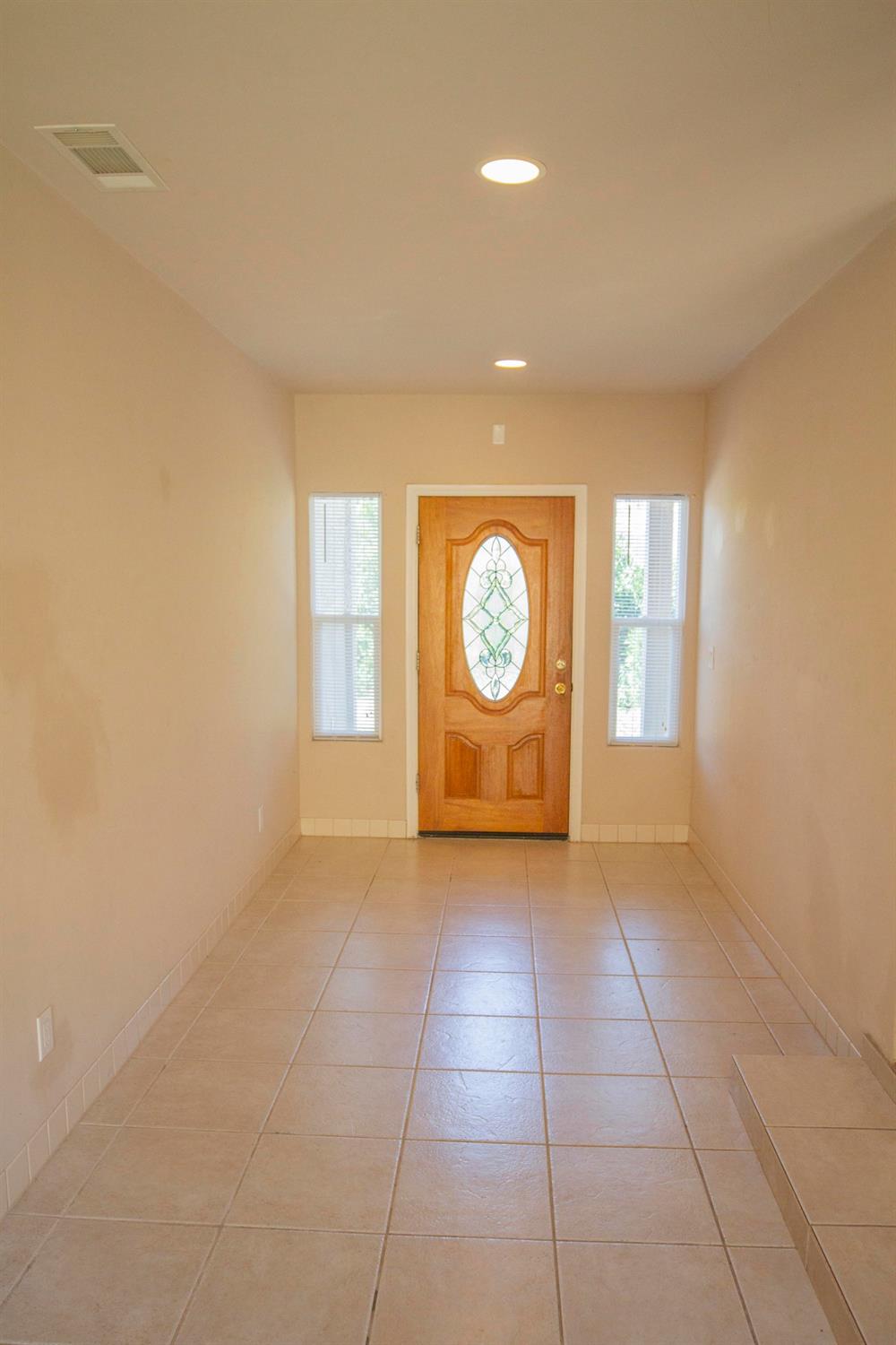 Entry way looking back to front door.