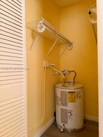 a view of a storage & utility room