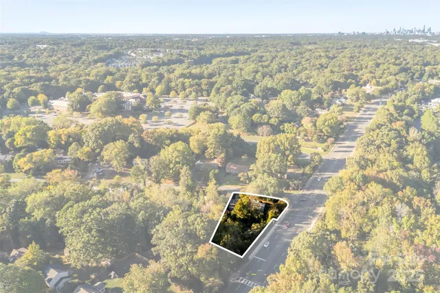 a view of city with ocean