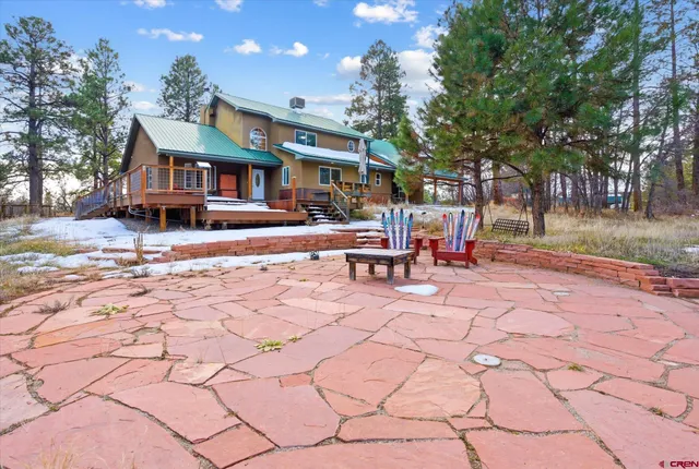 a view of a building with a outdoor space