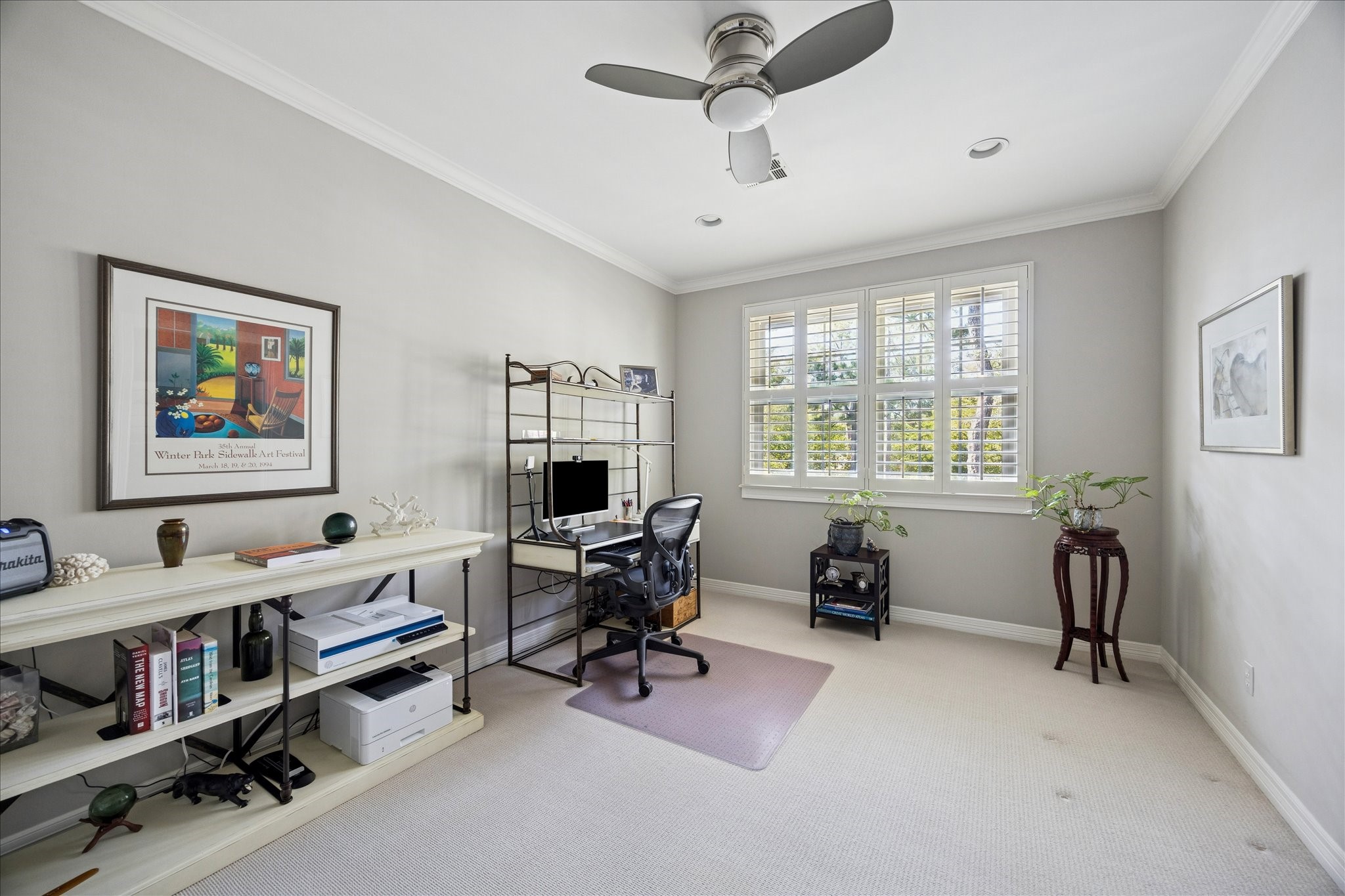 2 Blalock Pines Court Hedwig Village, TX 77024 - Photo 27 of 44 a view of a livingroom with workspace and a window