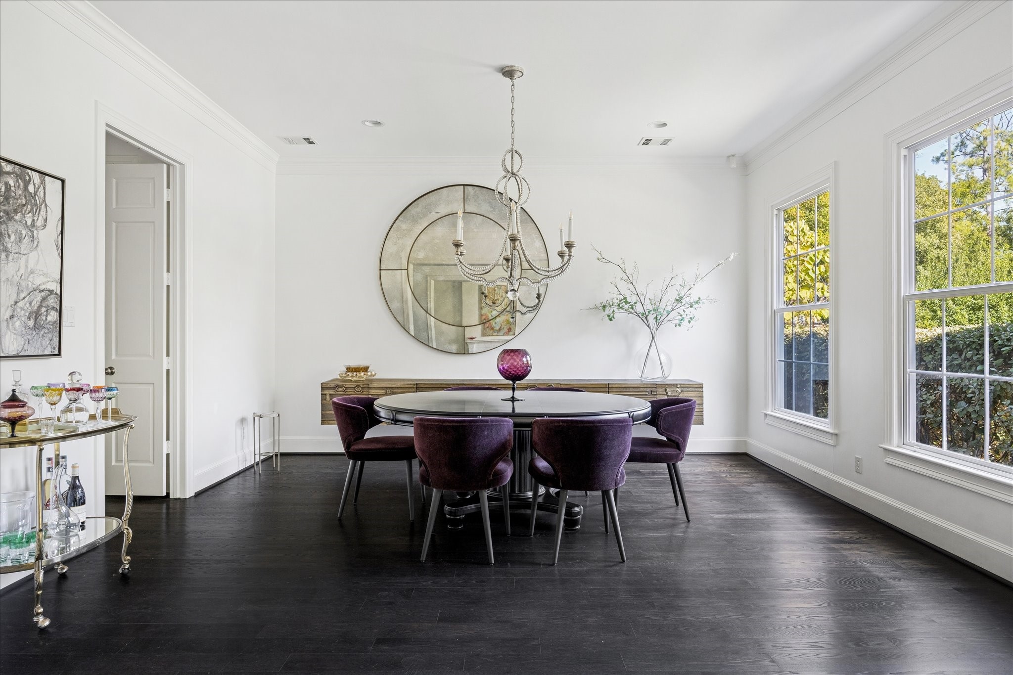 2 Blalock Pines Court Hedwig Village, TX 77024 - Photo 7 of 44 a view of a dining room with furniture window and wooden floor