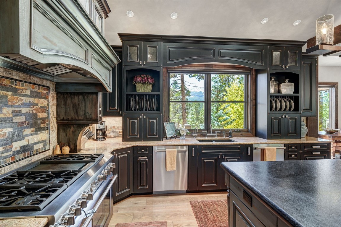 67 Rounds Road Breckenridge, CO 80424 - Photo 11 of 47 a kitchen with a stove and a sink