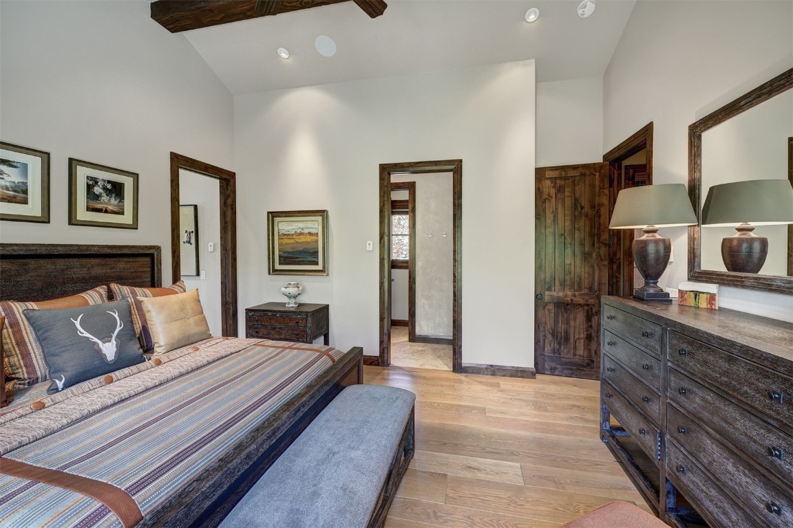 67 Rounds Road Breckenridge, CO 80424 - Photo 16 of 47 a bedroom with double bed and a dresser