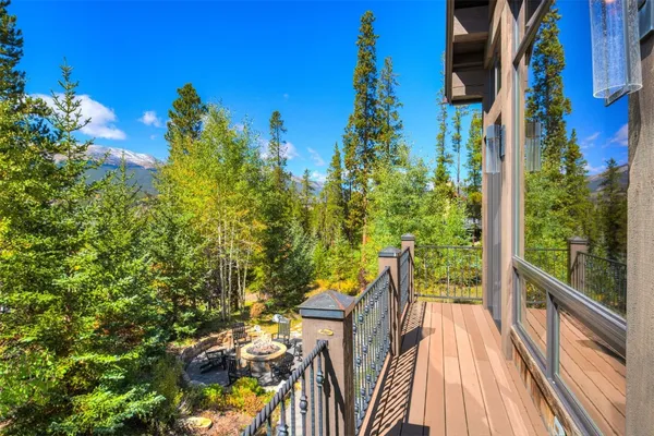 a view of balcony with plants