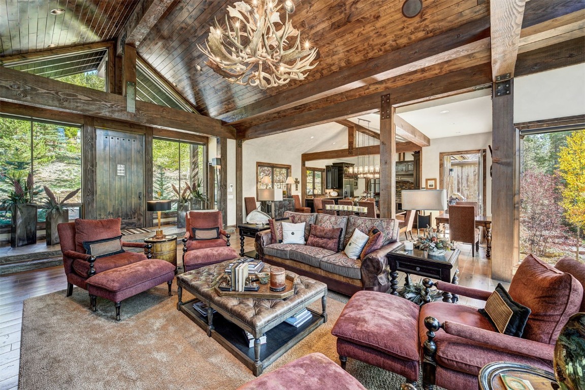 67 Rounds Road Breckenridge, CO 80424 - Photo 6 of 47 a living room with furniture and a large window