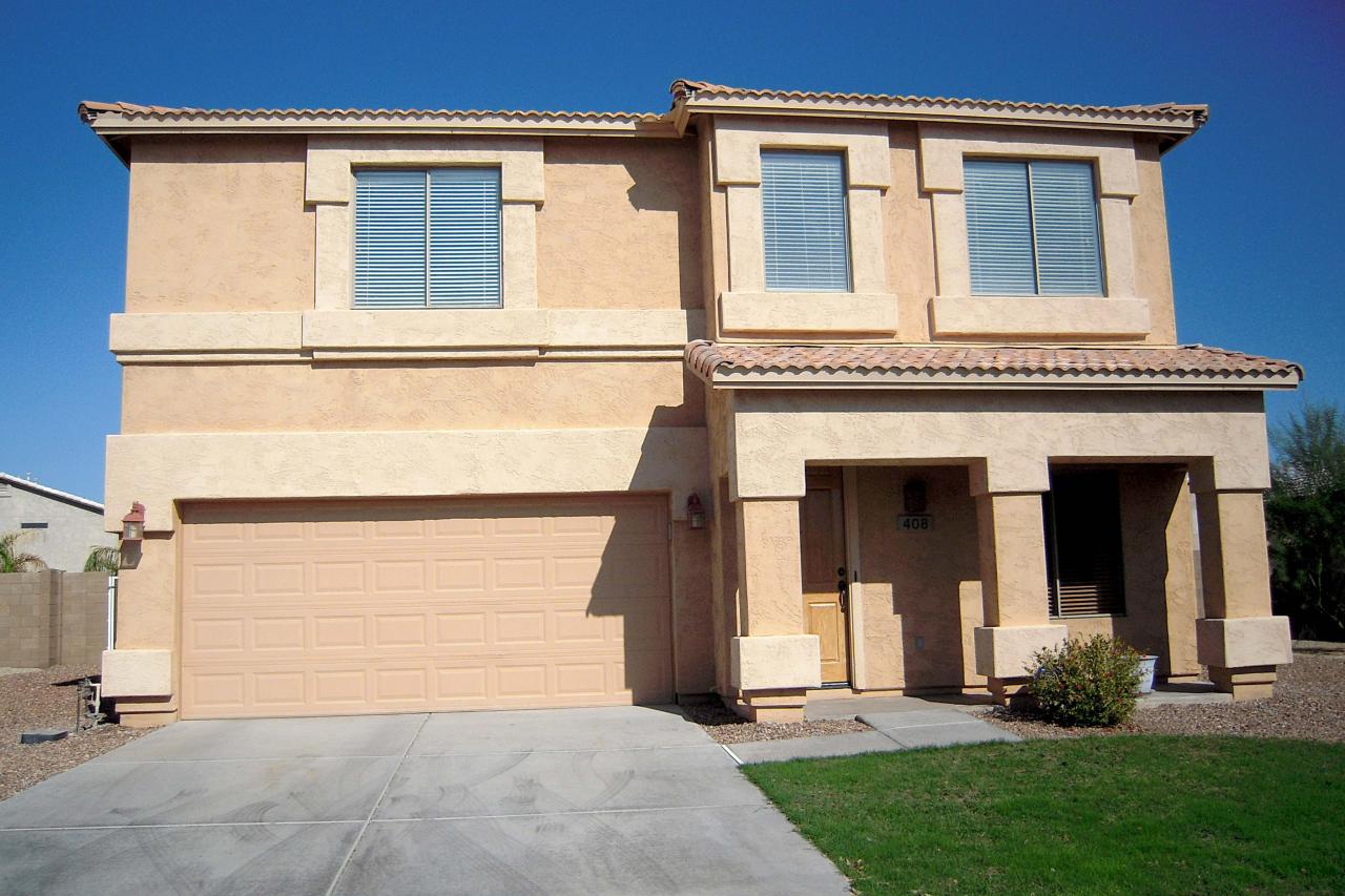 408 East Shawnee Road San Tan Valley, AZ 85143 - Photo 1 of 46 Front of home