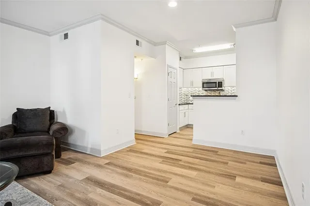 a bedroom with a bed and furniture