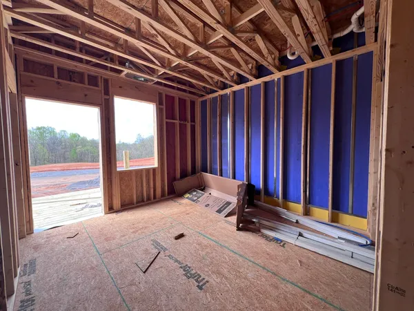 a view of balcony with staircase