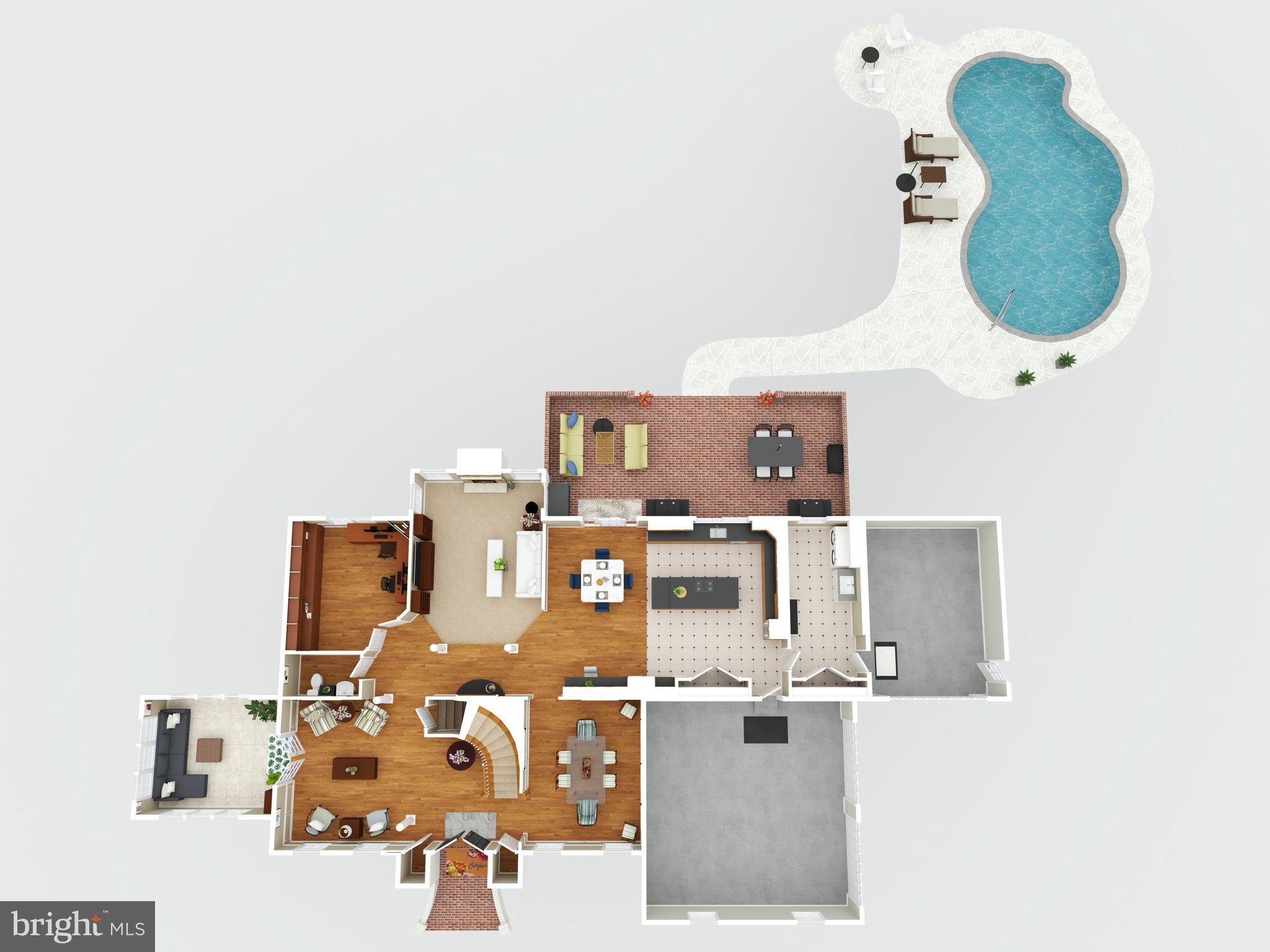 7221 Preservation Court Fulton, MD 20759 - Photo 63 of 69 an aerial view of residential houses with outdoor space