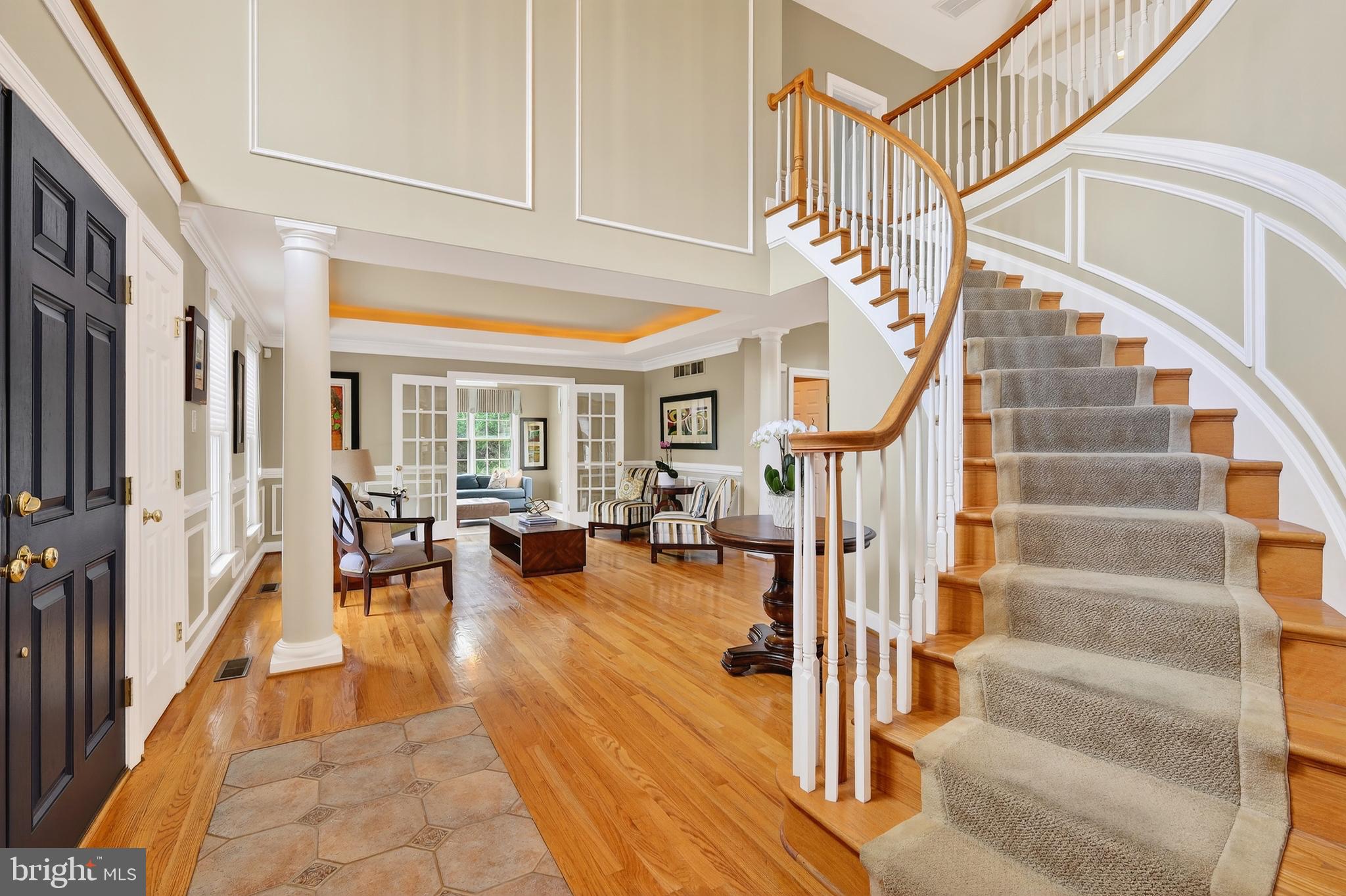 7221 Preservation Court Fulton, MD 20759 - Photo 7 of 69 Elegant foyer details: wainscoting & millwork