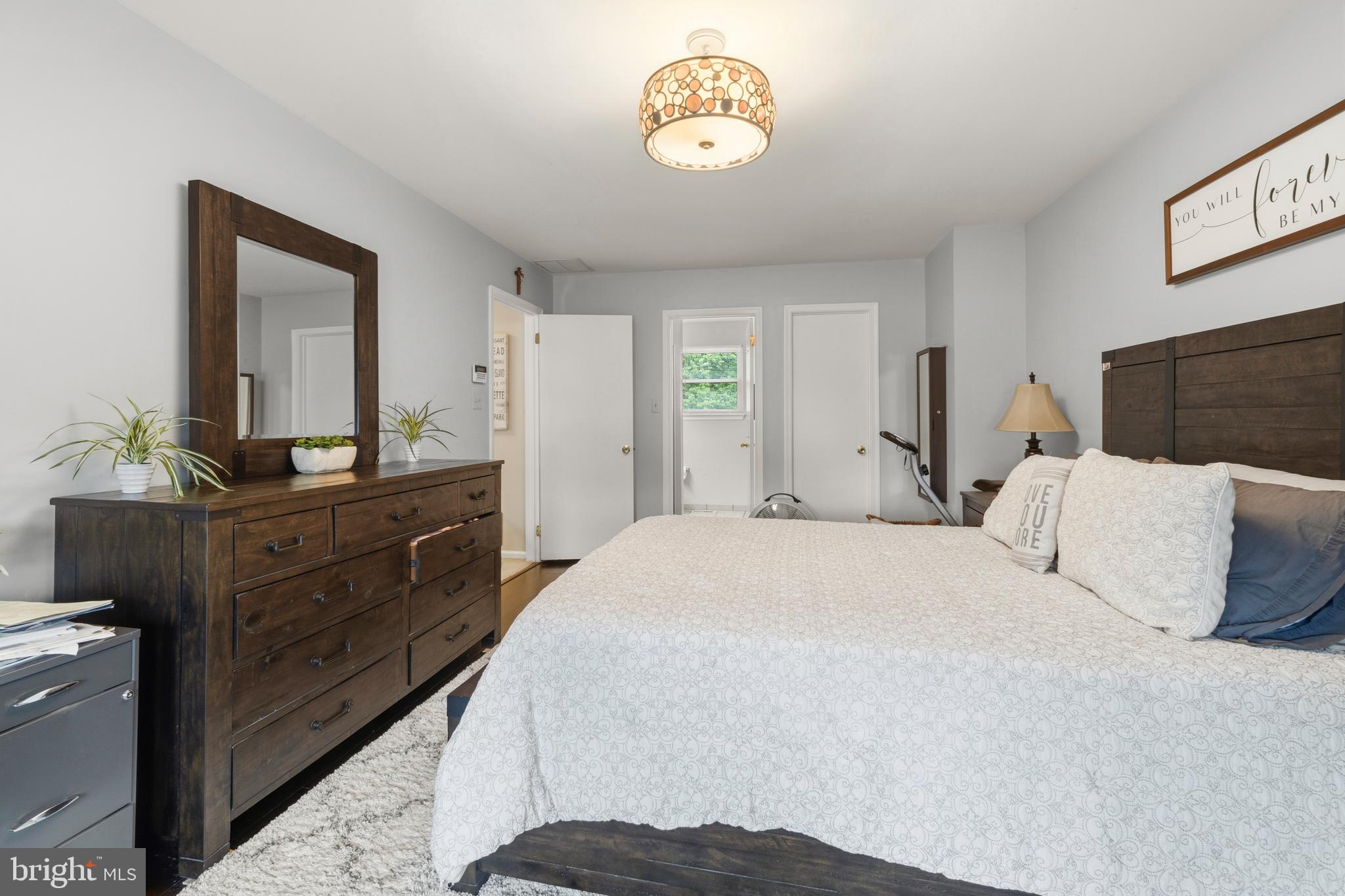 2 Farnham Court Laurel Springs, NJ 08021 - Photo 14 of 33 a bedroom with a large bed and a dresser