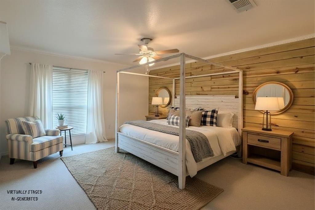 211 Chimney Lane Haughton, LA 71037 - Photo 19 of 35 a bedroom with a bed a couch and dresser