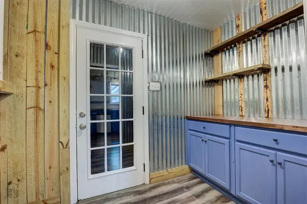 a view of front door