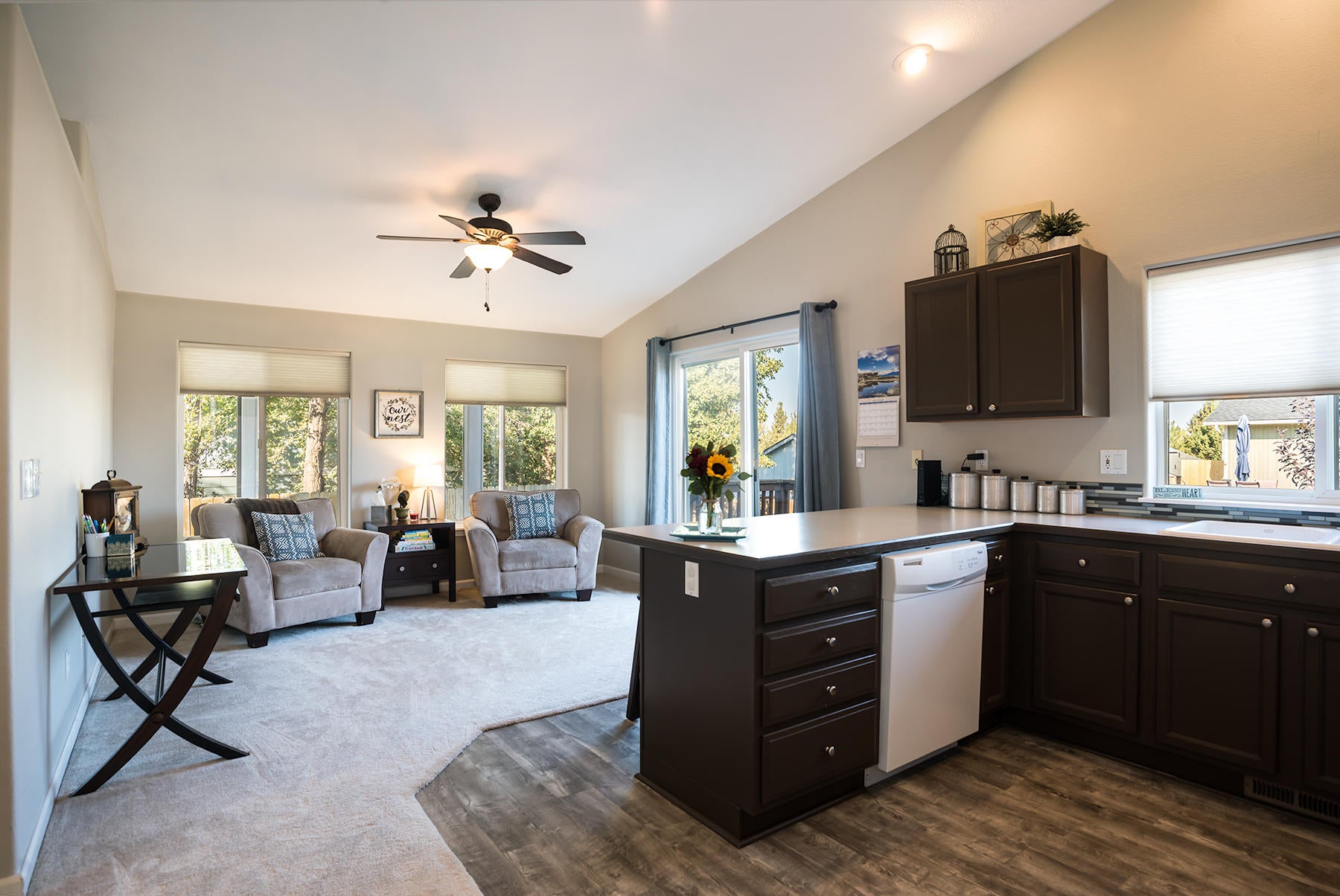 21278 Keyte Road Bend, OR 97701 - Photo 25 of 47 Kitchen and Family Room