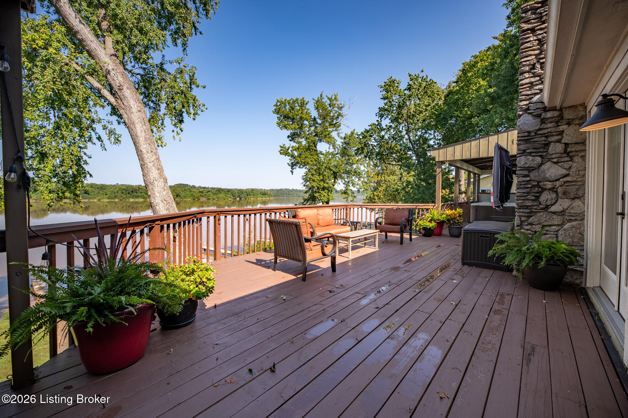 3028 Belknap Beach Road Prospect, KY 40059 - Photo 32 of 70 Expansive deck to welcome friends and family with incredible views