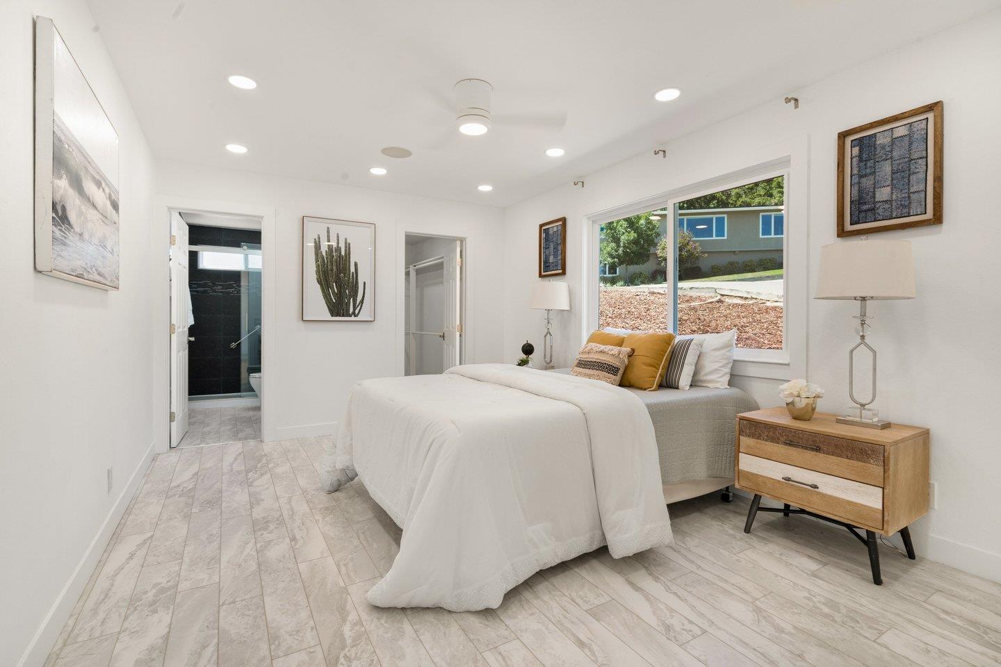 2 Ensenada Road San Carlos, CA 94070 - Photo 14 of 31 a bed room with a bed and a window