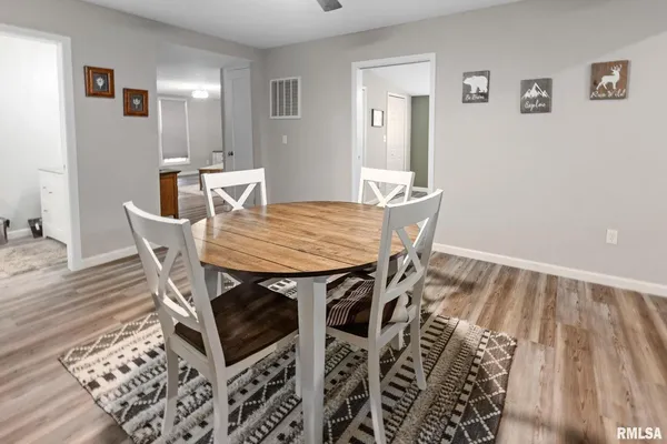 a room with furniture and a window