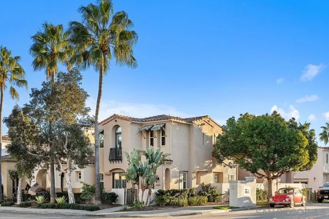 a outdoor living space with furniture and a potted plant