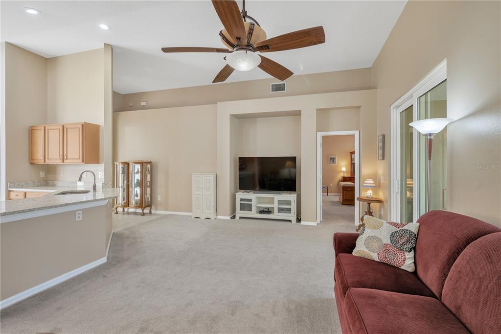 17115 Falconridge Road Lithia, FL 33547 - Photo 10 of 33 a living room with furniture and a flat screen tv