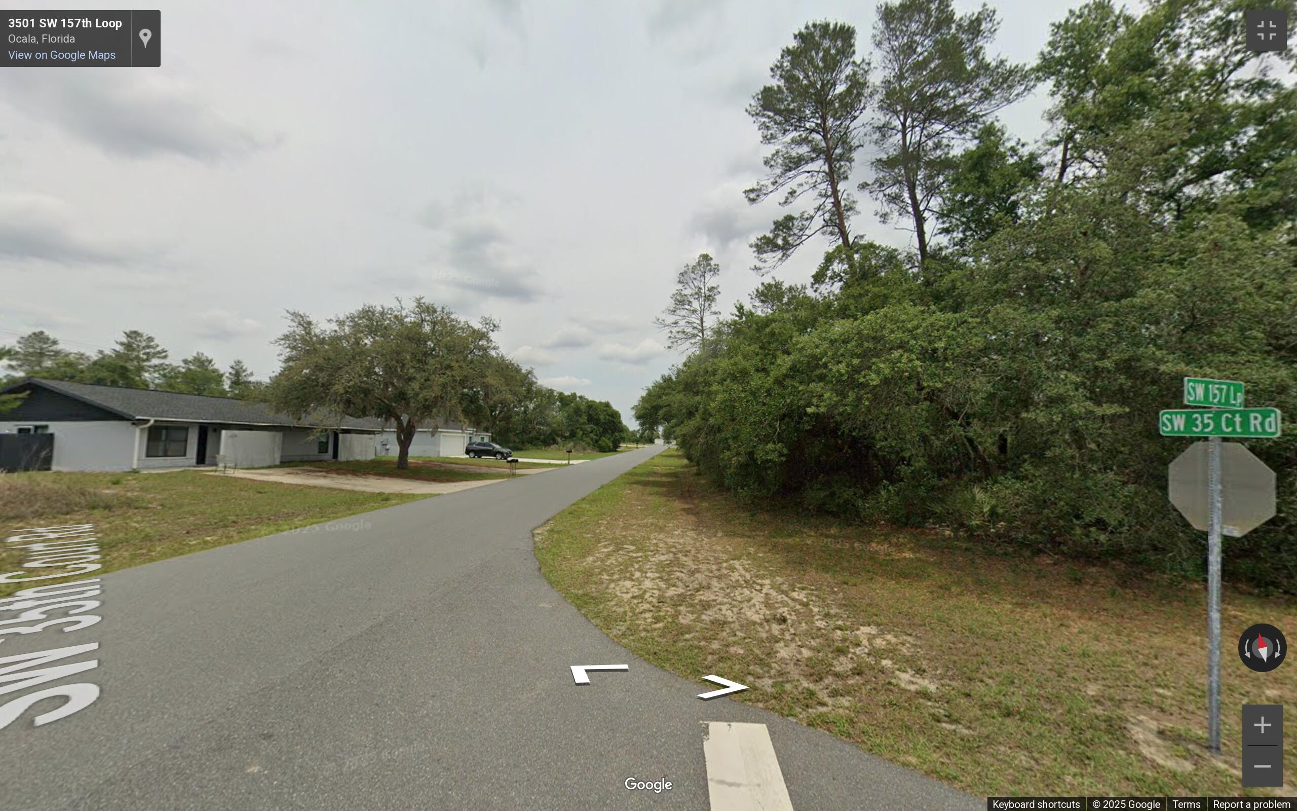0 Southwest 35th Court Road Ocala, FL 34473 - Photo 5 of 9 a view of a backyard