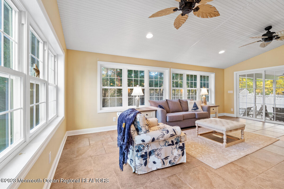 6 Forest View Drive Bayville, NJ 08721 - Photo 9 of 39 a living room with furniture and a large window