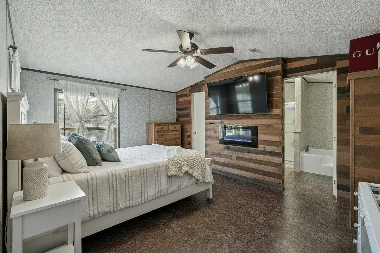 14633 Forest Tower Court Conroe, TX 77306 - Photo 11 of 26 Primary Bedroom is Virtually Staged here to show alternative decor style