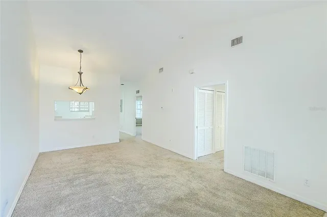 a view of an empty room