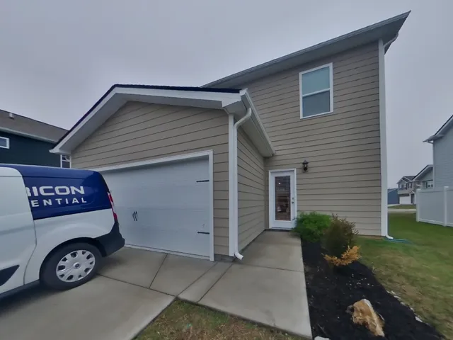 a view of a car garage