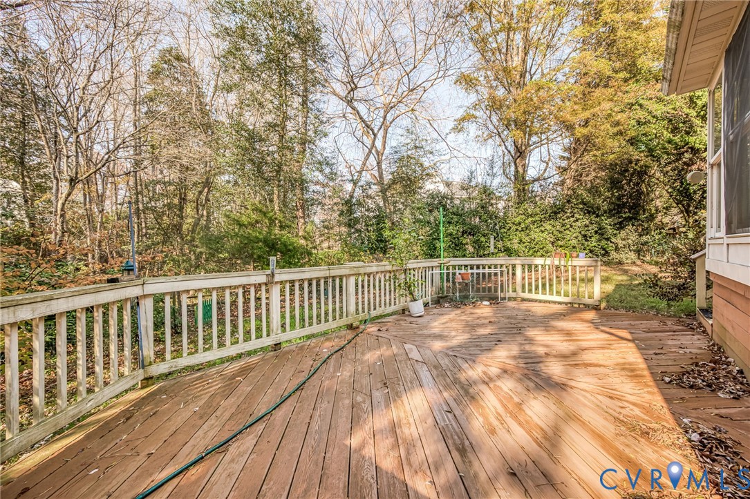 8902 Duchess Way Chesterfield, VA 23832 - Photo 30 of 34 a view of balcony with wooden floor and fence