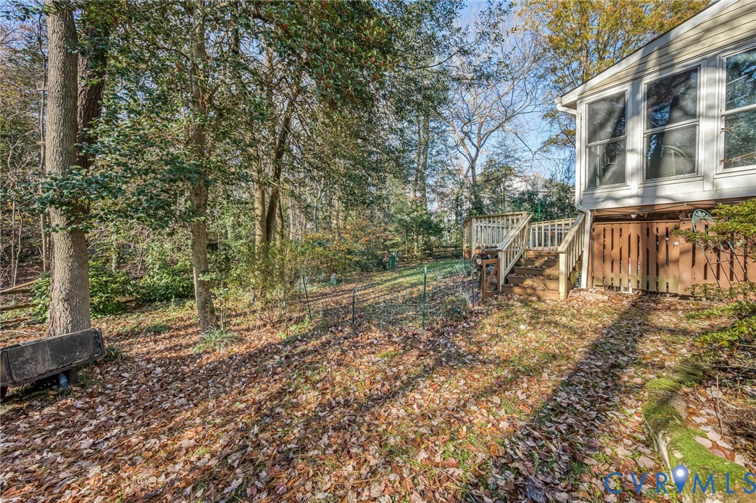 8902 Duchess Way Chesterfield, VA 23832 - Photo 31 of 34 a backyard of a house with lots of green space