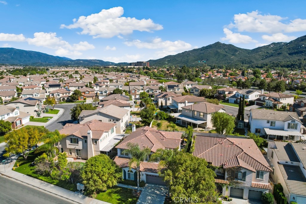 31319 Locust Court Temecula, CA 92592 - Photo 53 of 75 an aerial view of residential houses with outdoor space and trees