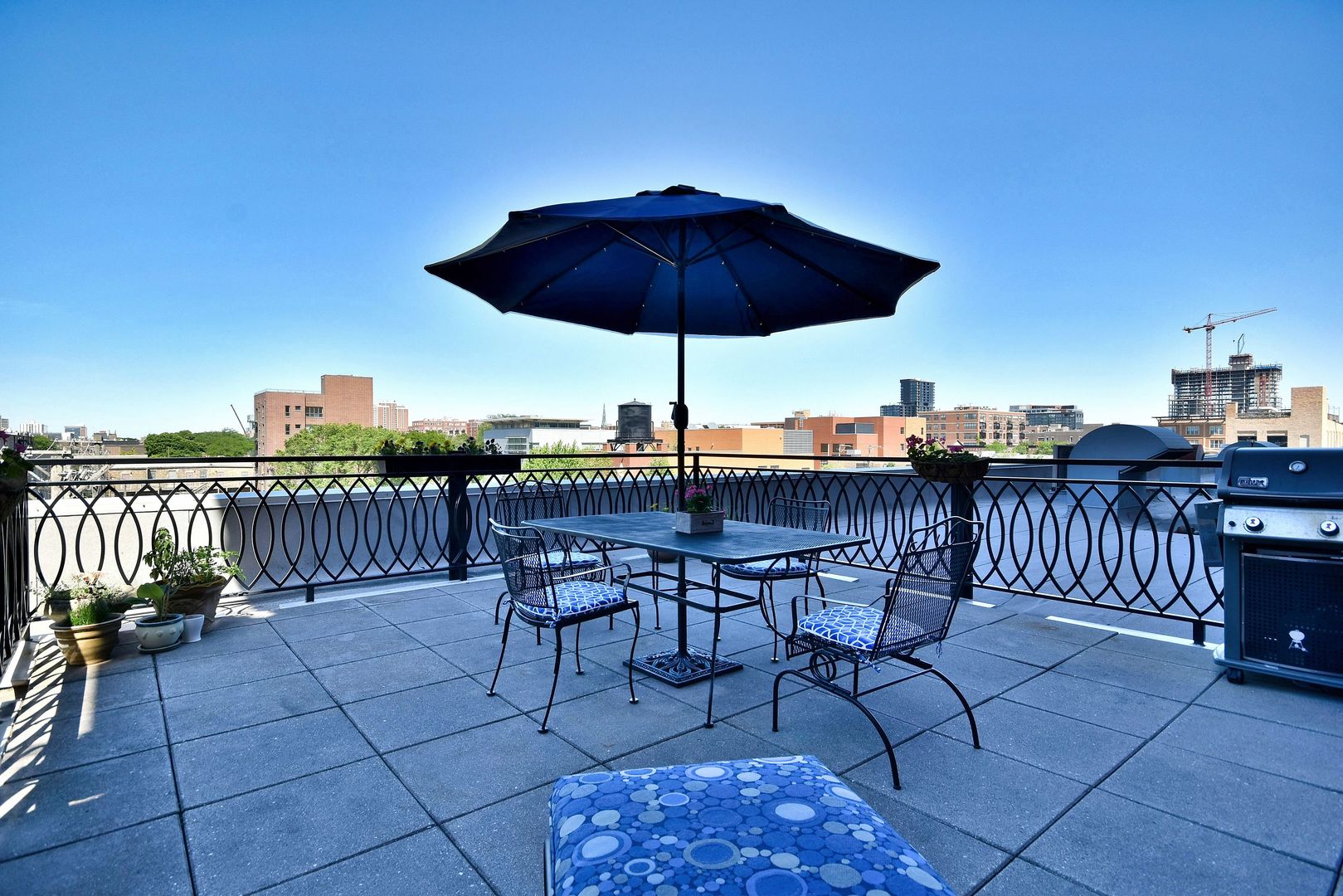 1201 West Adams Street, Unit 411 Chicago, IL 60607 - Photo 33 of 40 a view of balcony with patio