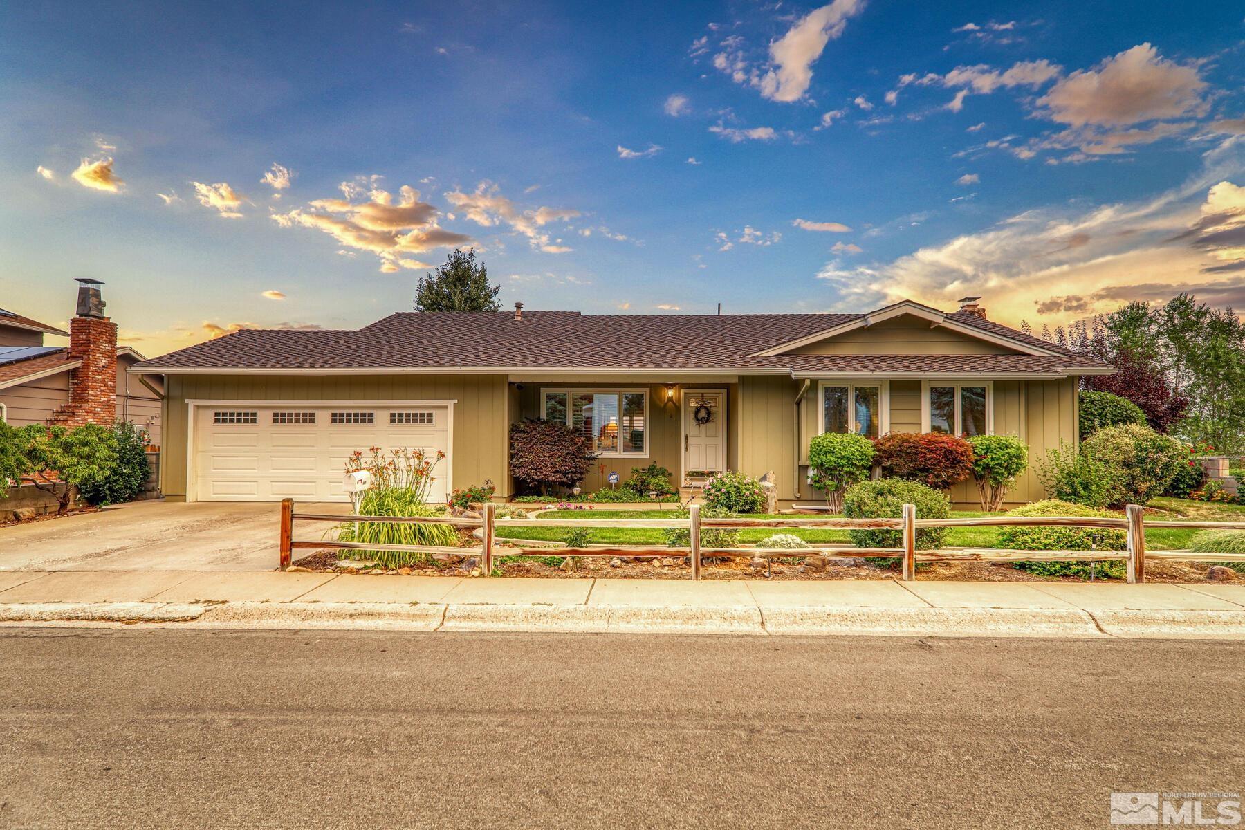 2025 Heatheridge Lane Reno, NV 89509 - Photo 1 of 40 front view of a house with a patio