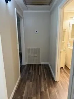 a view of wooden floor in a room