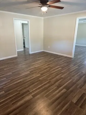 wooden floor in an empty room