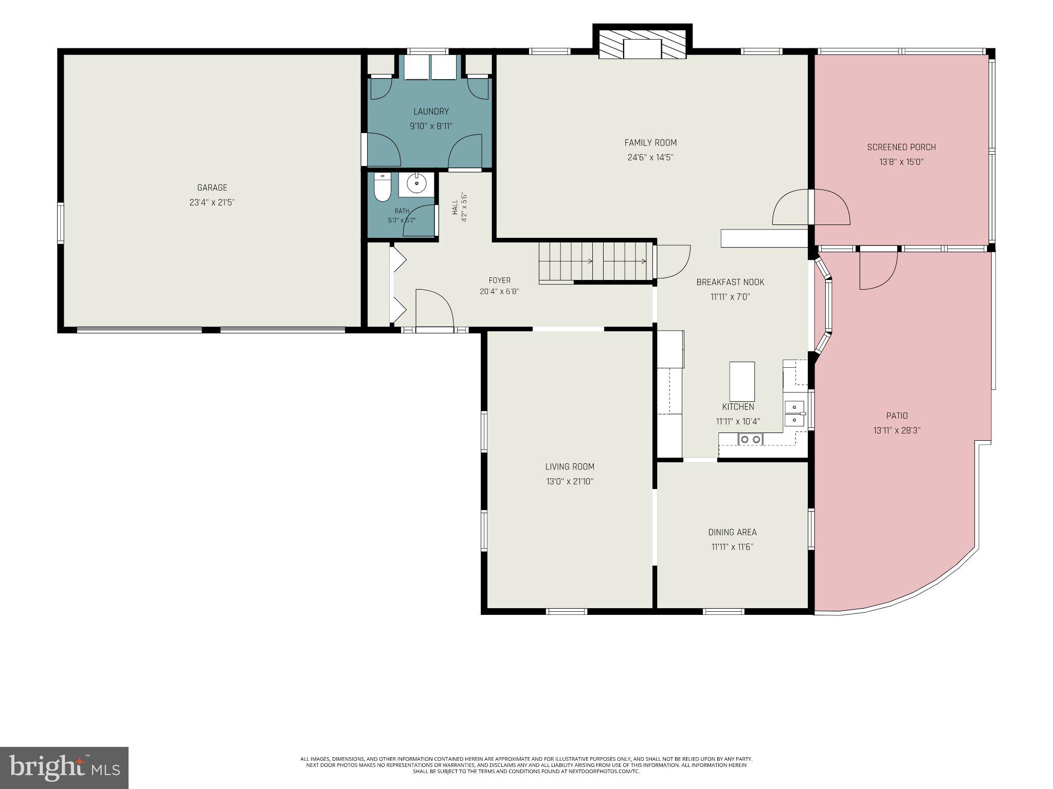 704 Drexel Road Harrisburg, PA 17109 - Photo 41 of 43 Floor Plan - Main Level
