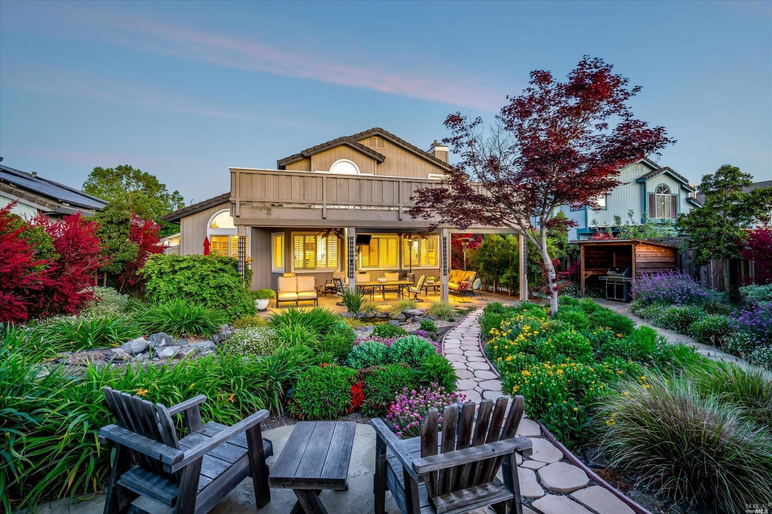 311 Northampton Drive Windsor, CA 95492 - Photo 1 of 1 a house view with a seating space and garden